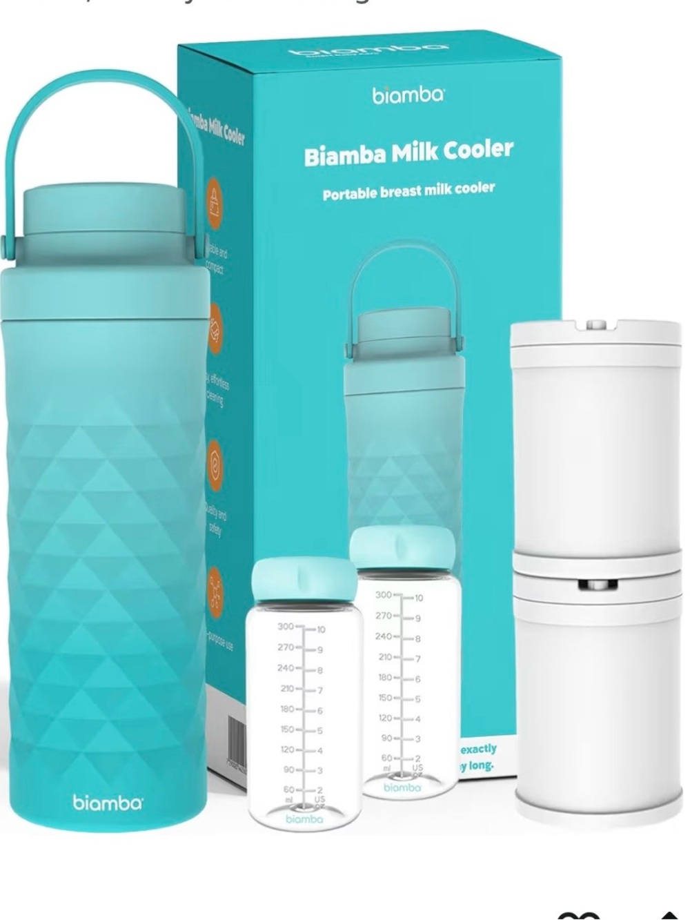 Biamba Portable Milk Cooler Bottle